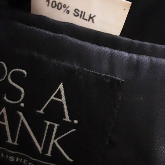 Jo's a Bank men's blazer suit 100% silk in size 46R - Picture 6 of 8